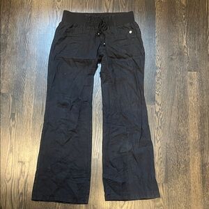 Women’s G by Guess Linen Black Wide Leg Pants size M